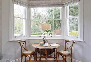 The pretty bay window.