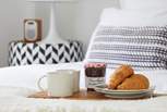 Take your time in the morning and start the day with breakfast in bed.