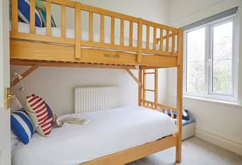 The bunk bedroom will be a hit with the little ones.