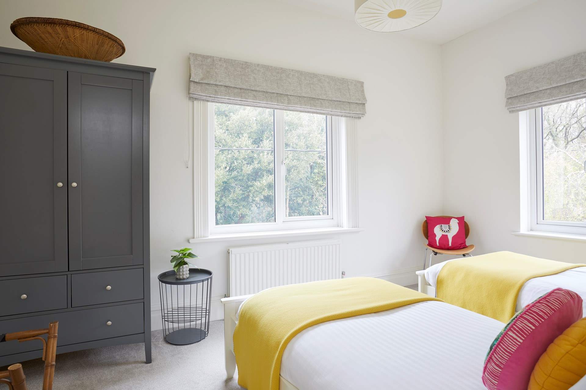 Light and airy, with plenty of storage for all your holiday needs.