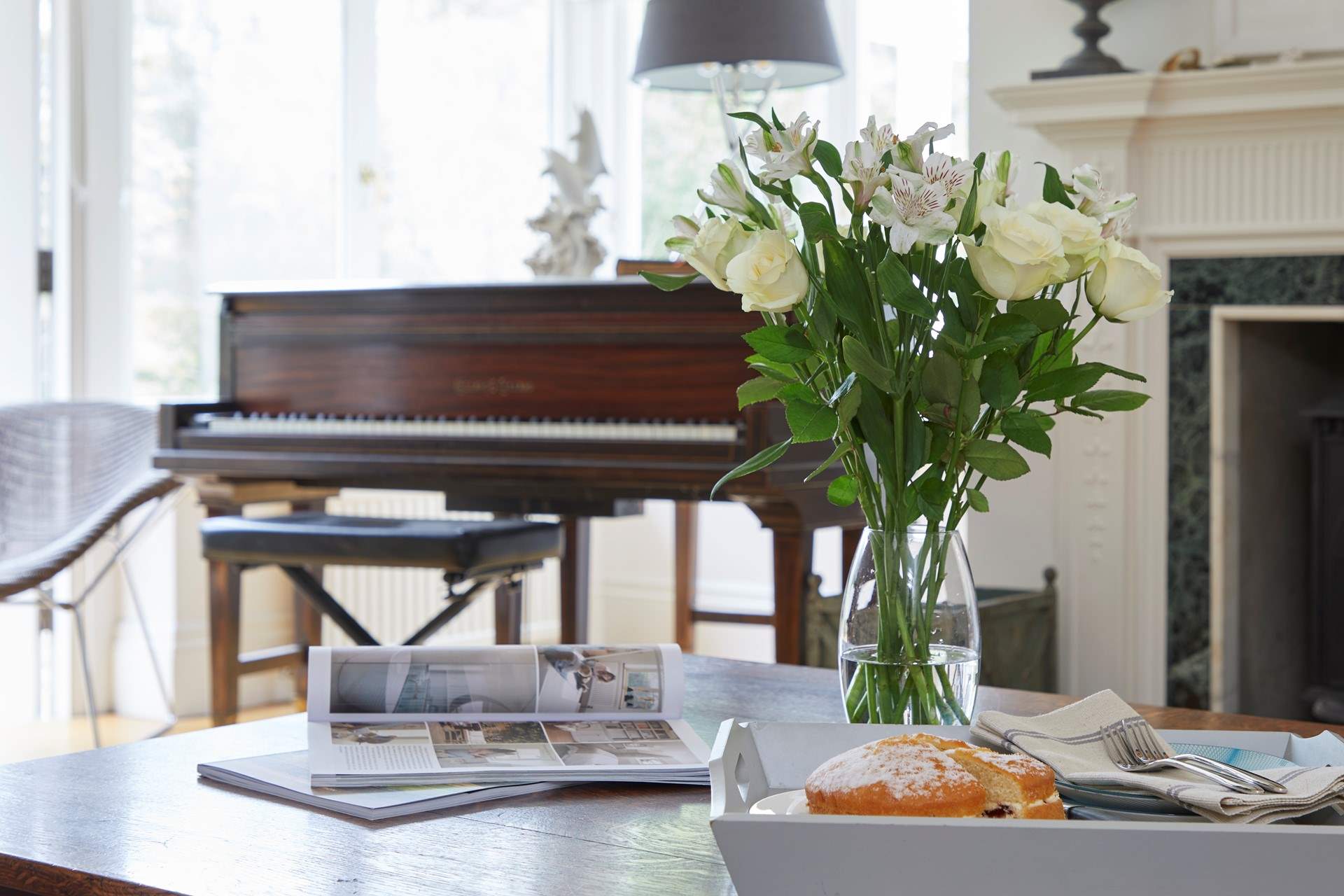 For any musicians in the party, there is a piano for you to enjoy.