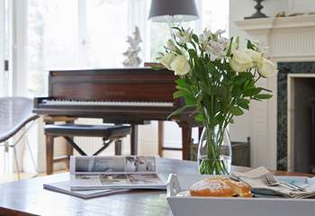 For any musicians in the party, there is a piano for you to enjoy.