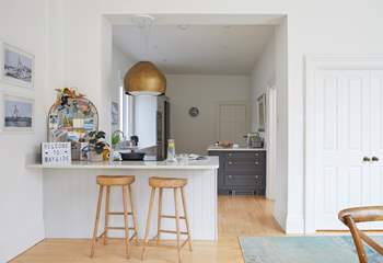 This is a  great social space, meaning no one is left cooking alone in the kitchen.