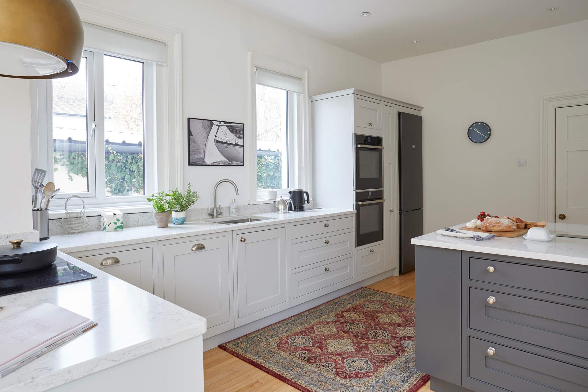 The contemporary kitchen with all the mod cons.
