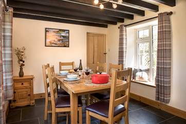 Enjoy holiday meals together in the dining-room