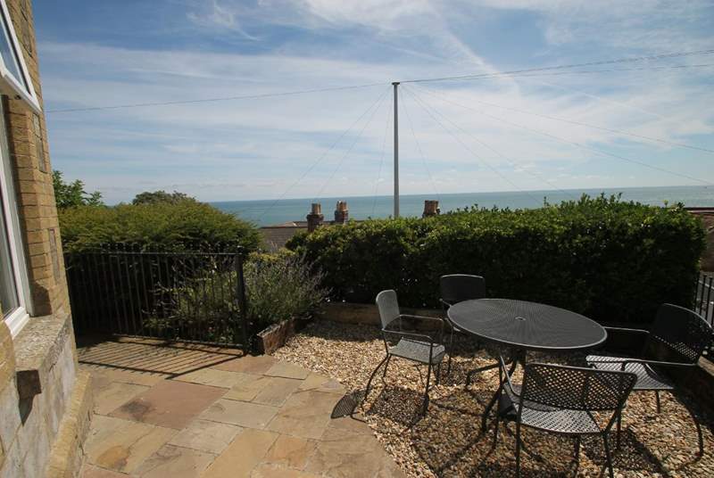 Sit and enjoy the panoramic views across The Solent, one of the best views from the Isle of Wight