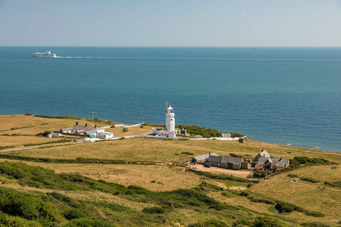 St Catherine's Lighthouse located at St Catherine's Point the southern tip of the Isle of Wight is one of the oldest remaining lighthouses in Great Britain.  Enjoy a breath-taking walk and stop in at the cliff top 16th century Buddle Inn for a meal.