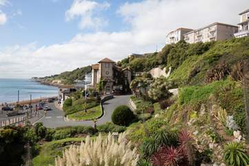 Ventnor sea front is just a short walk from 1 St Josephs