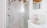 Ground floor shower-room with shower cubicle, WC and wash-basin. - Thumbnail Image