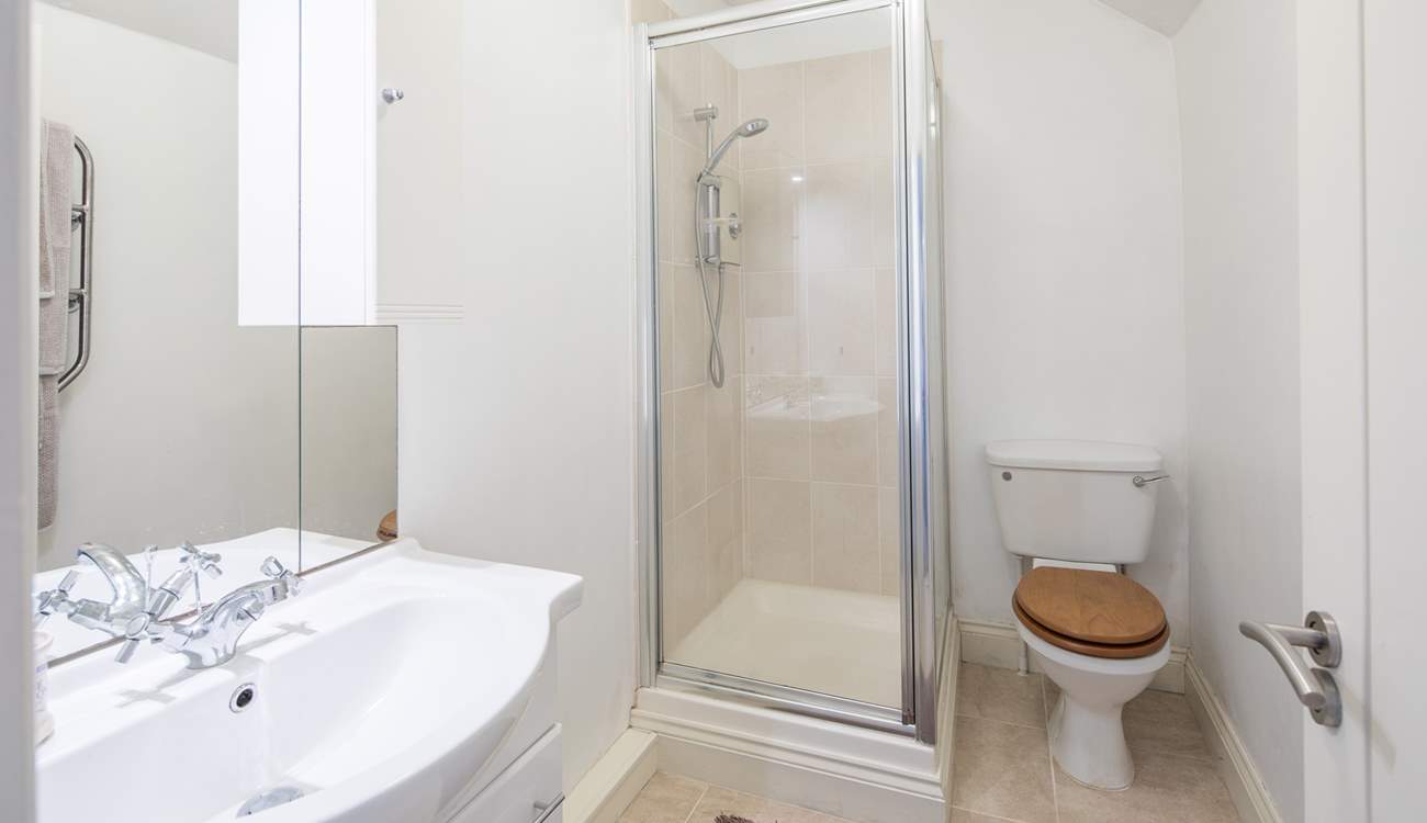 The second shower-room is on the first floor.