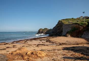 South Devon is dotted with gorgeous beaches. This is Hope Cove.