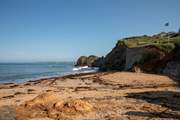South Devon is dotted with gorgeous beaches. This is Hope Cove.