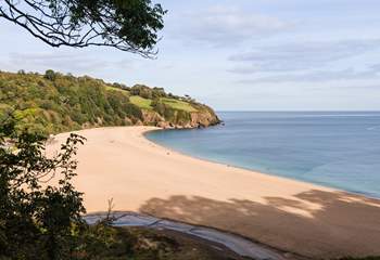 The iconic Blackpool Sands.