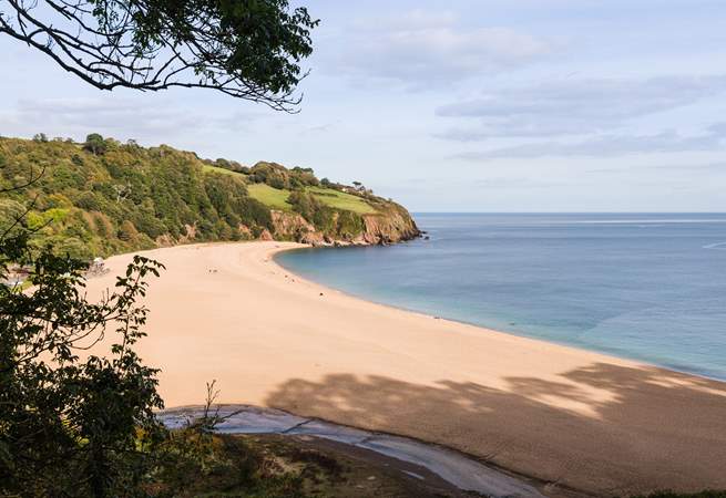 The iconic Blackpool Sands.