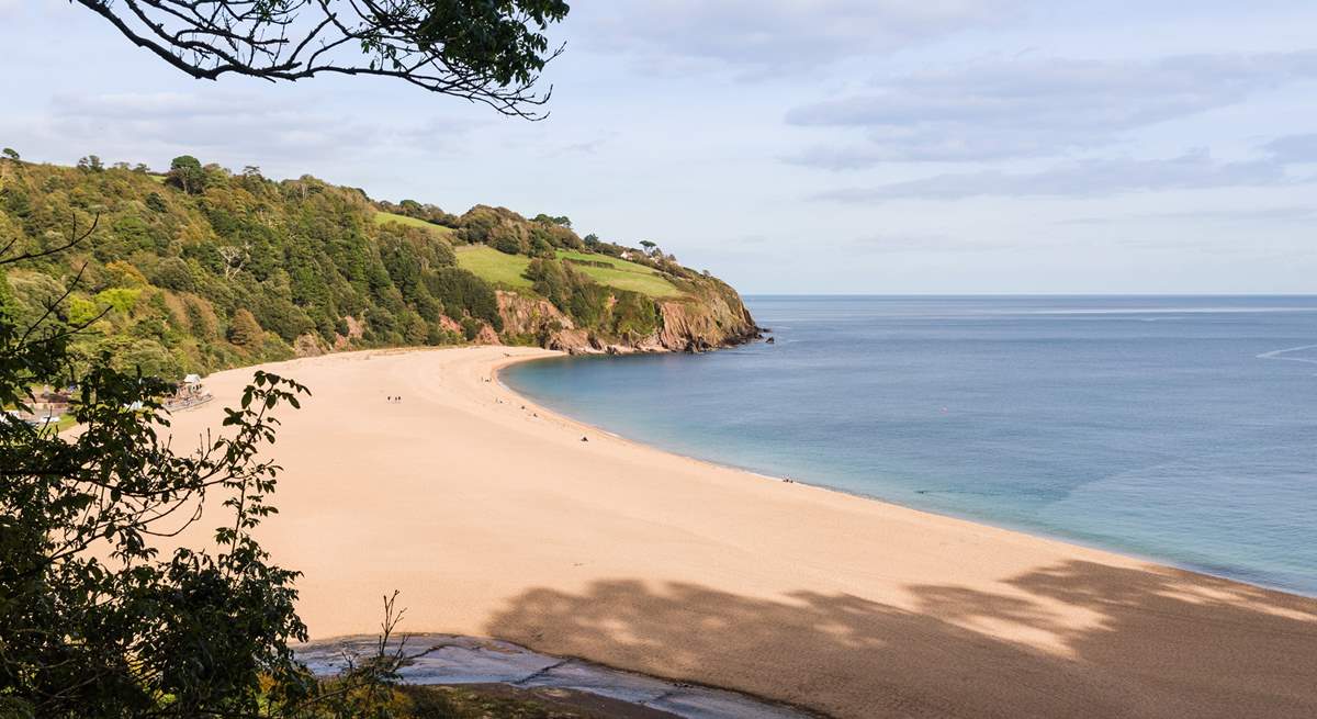 The iconic Blackpool Sands.