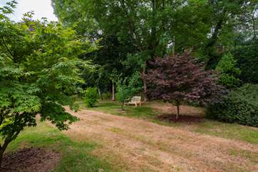 An idyllic spot to sit and relax with a book.