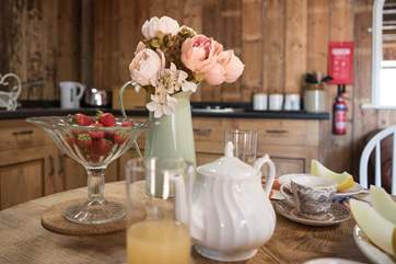 Ample seating for a cosy meal.