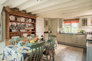 The kitchen/breakfast-room is lovely and sociable.