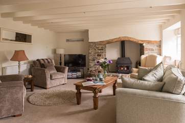 Snuggle up in front of the fire.