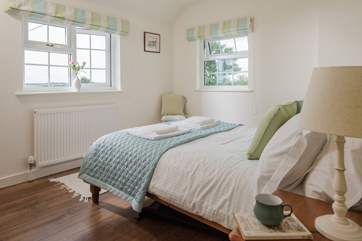 This bedroom is lovely and light (Bedroom 3).