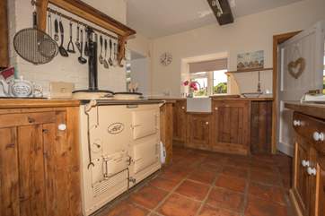 For those unfamiliar with an Aga there is also a conventional oven