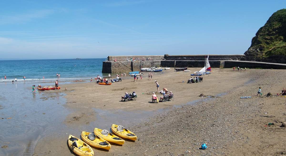 Have fun and hire a kayak or paddleboard from the harbour.