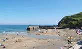 Gorran Haven Harbour and beach. - Thumbnail Image