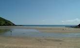 Porthluney Beach at Caerhays. - Thumbnail Image