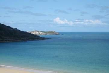 The bay of St Ives is a haven for artists, due to the ever-changing sea shades.