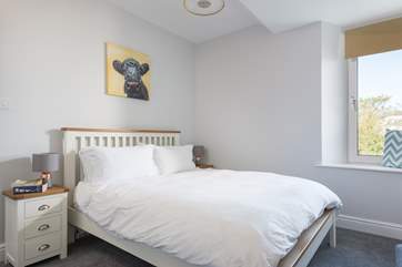 Crisp white sheets and sea views.