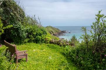 Enjoy your gorgeous surroundings overlooking the sea.