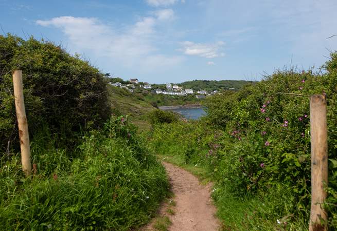 Explore the coast path straight from the apartment.
