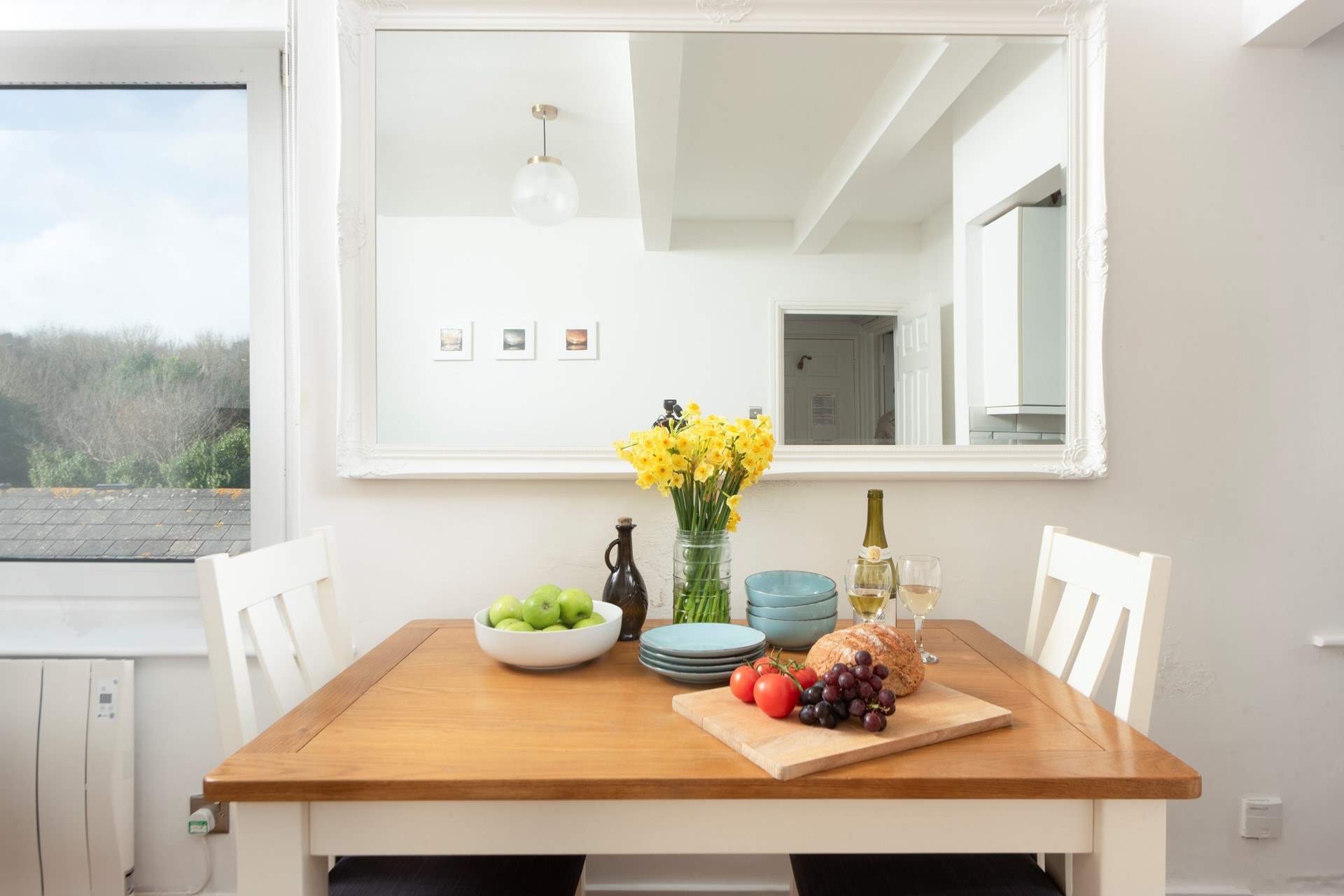 The sweet table is ideal for two.