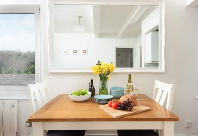 The sweet table is ideal for two.