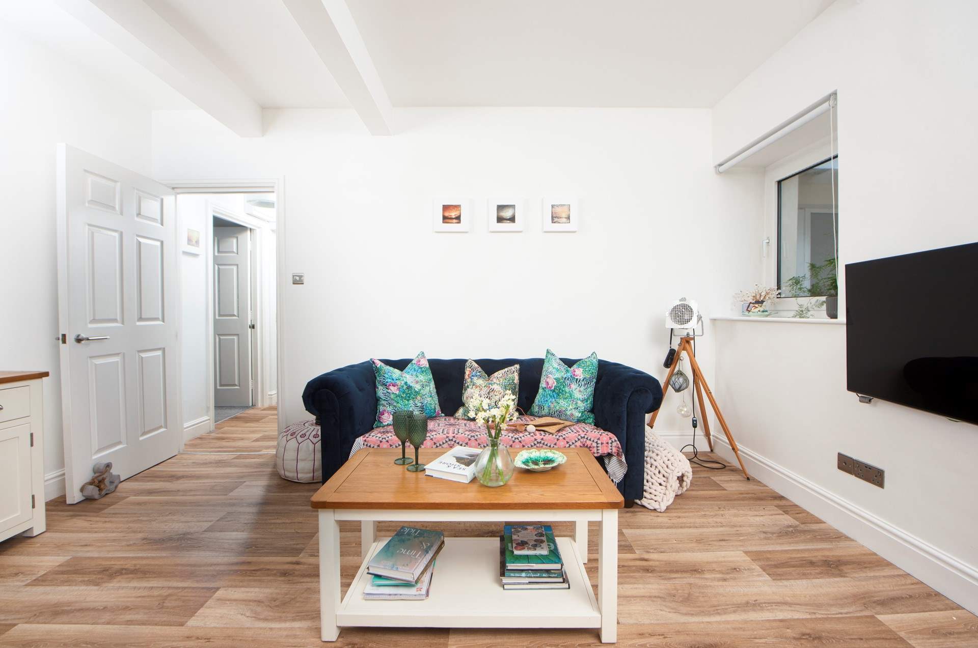 The spacious sitting-room.