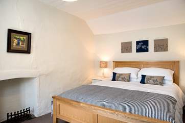 Bedroom 1 has a super comfy king-size bed