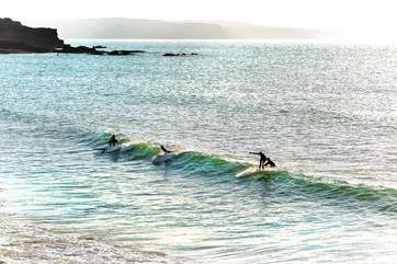 There will be plenty of opportunity to ride the waves.