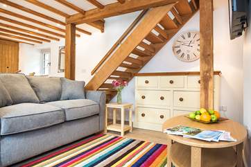 Snuggle up on the comfy sofa at the end of an exciting day exploring the delights of south east Cornwall.