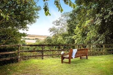 A lovely spot on the owners' land to sit with a good book and enjoy the view.