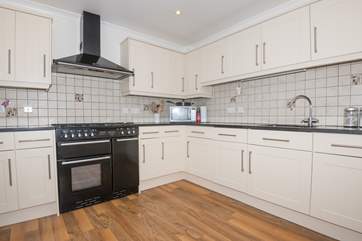 This property, all on one level, is suitable all year round