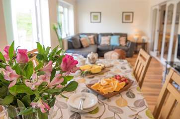 The kitchen/dining area is great for entertaining