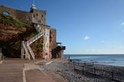 Jacob's Ladder on the Jurassic Coast at Sidmouth. The cafe/restaurant at the top serves delicous food and cakes.