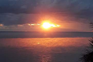 There are stunning sunsets along the Jurassic Coast