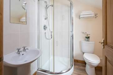 The en suite to bedroom one.