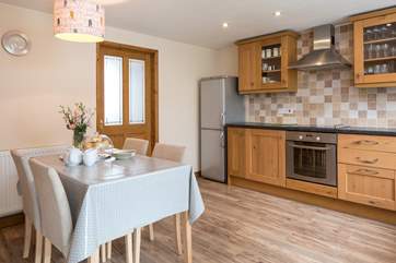 Should you choose not to dine al fresco, this delightful dining space is on hand.