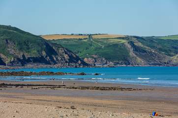 Just one of the many beaches surrounding Bude.