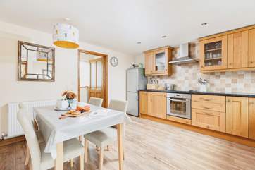 Should you choose not to dine al fresco, this delightful dining space is on hand.