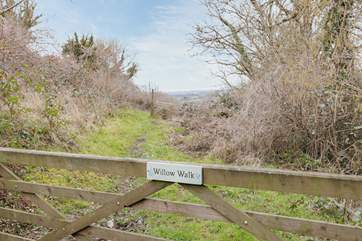 Willow Walk can be found just a short wander from the cottage.