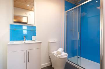 The en suite shower-room.