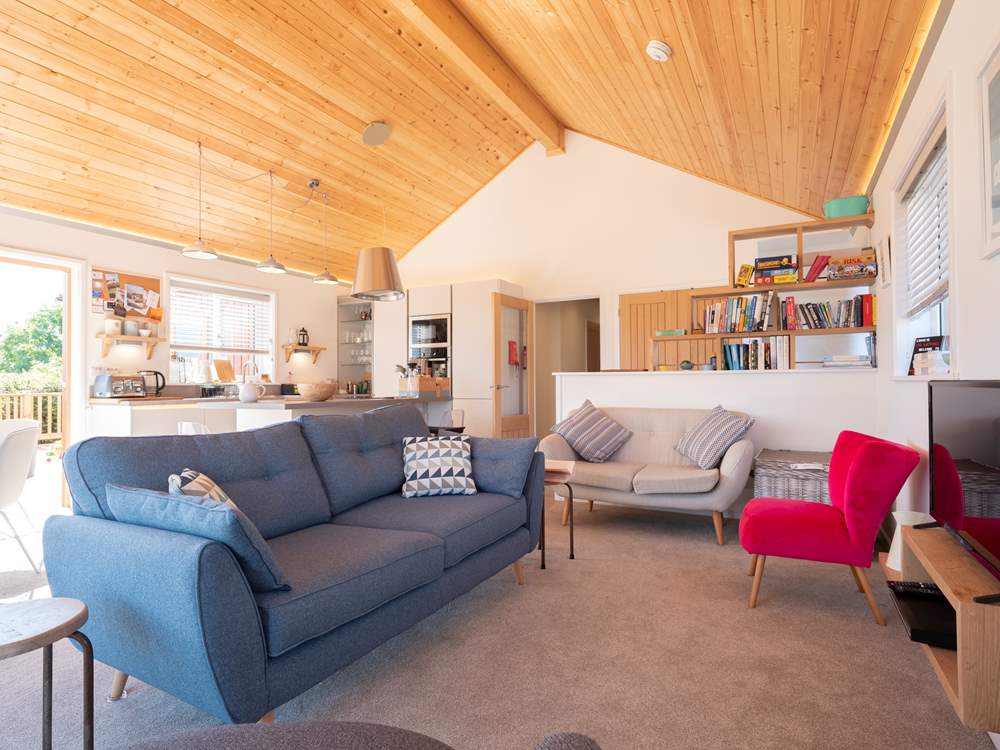 The sitting-area has plenty of space for all the family,